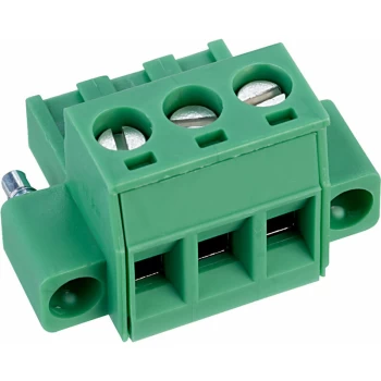 image of 1786844 MSTB 2,5/ 3-STF 3 Way Screw Plug Terminal Block 12A 5mm - Phoenix Contact