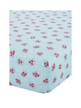 image of Catherine Lansfield Fairies Double Fitted Sheet - Single, Pink