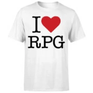 Image of I Love RPG T-Shirt - White - 3XL