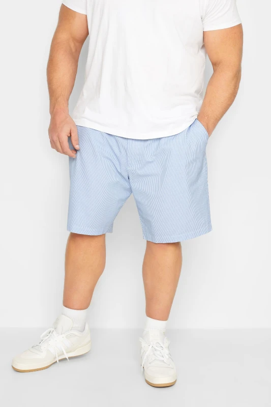 Image of BadRhino BadRhino Men Chino Shorts in Blue Size: 46R Blue 46R Male 5063110344407