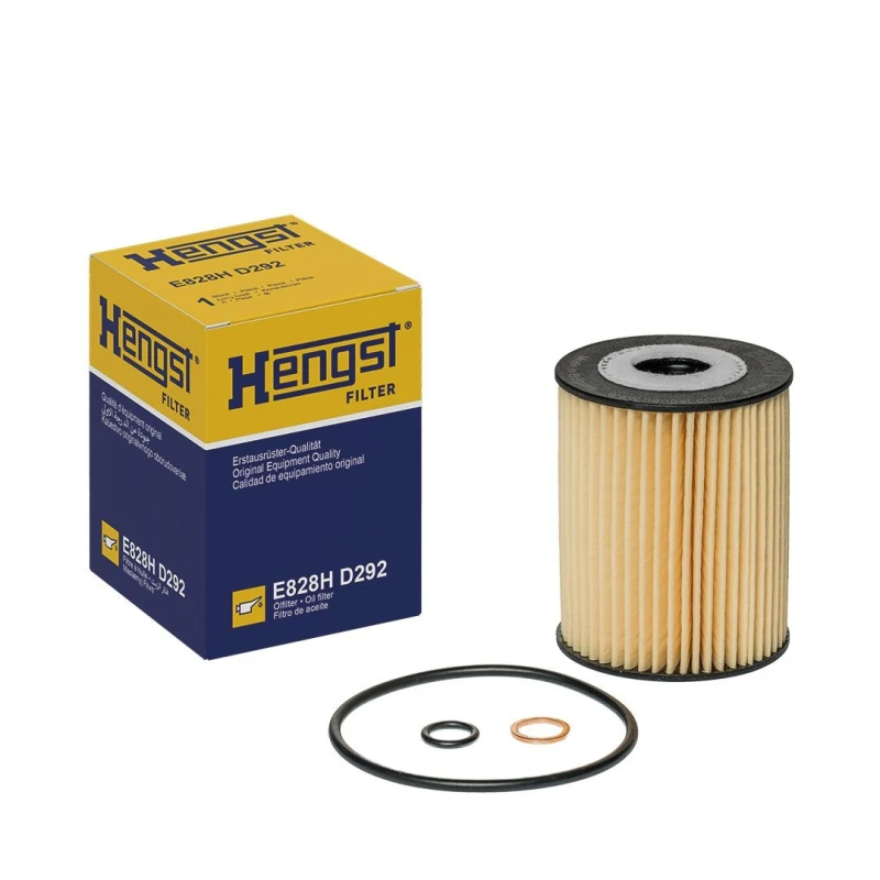 Image of HENGST FILTER E828H D292 Oil filter with gaskets/seals Oil Filter (7)
