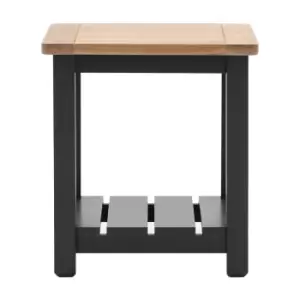 Image of Gallery Interiors Sandon Side Table in Meteor