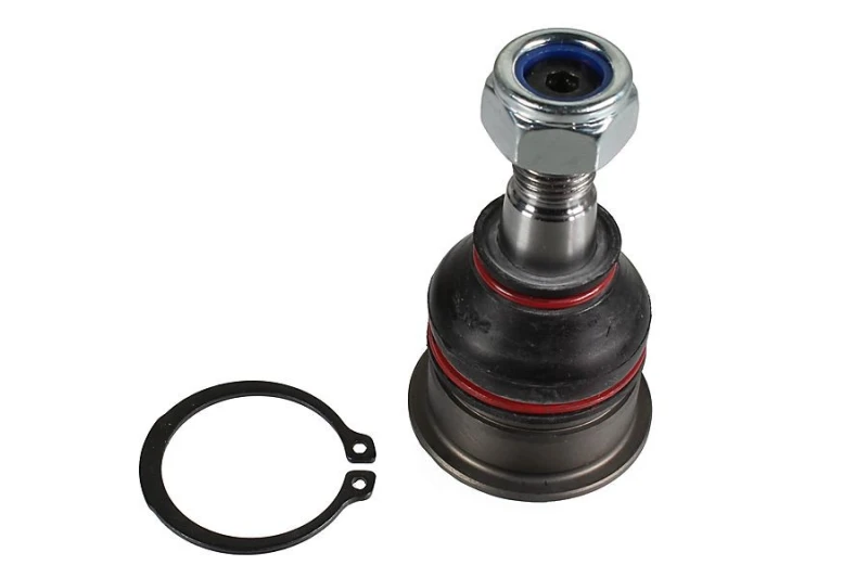 Image of METZGER 57010518 Ball joint COMPETENCE KIT, Front Axle Left, with fastening/mounting material Support-/Steering Link (2462)