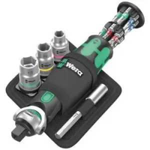 Image of Wera Zyklop Pocket 2 Bit screwdriver 1/4, 3/8