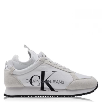 Image of Calvin Klein Jeans Jemmy Low Top Suede Trainers - White