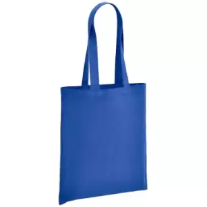 image of Brand Lab Organic Shopper Bag (One Size) (Royal Blue)