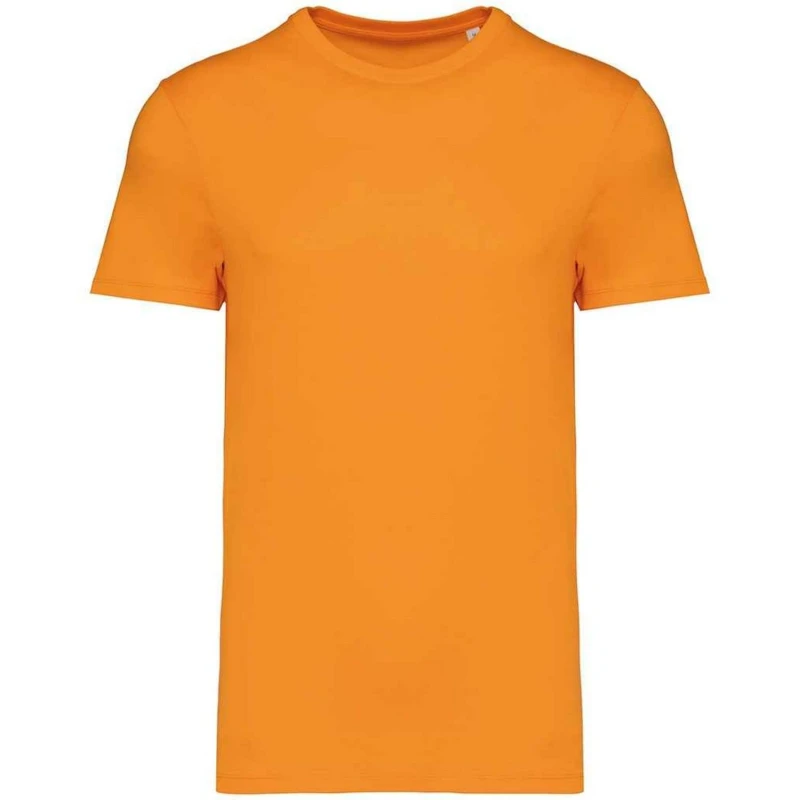 Image of Native Spirit Mens Heavyweight Slim T-Shirt in Tangerine Size: XS Tangerine Male XS
