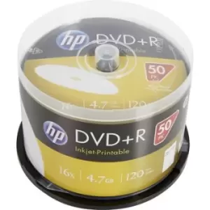 image of HP DRE00026WIP Blank DVD+R 4.7 GB 50 pc(s) Spindle Printable