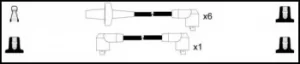 Image of Remax HT Ignition Leads Cable Set Wire Wound Cable 7 Leads VOLVO 260