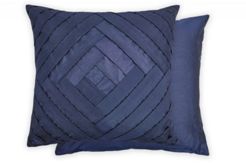 Image of Gio Cushion Cover In Navy Blue