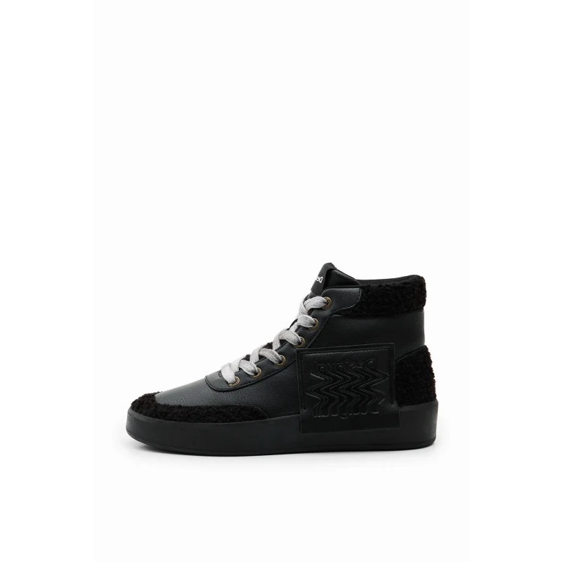 Image of Desigual Womens Trainers Desigual Fancy Patch Noir Female 36