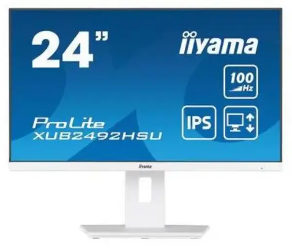 image of iiyama ProLite 24" XUB2492HSU-W6 Full HD IPS LED Monitor