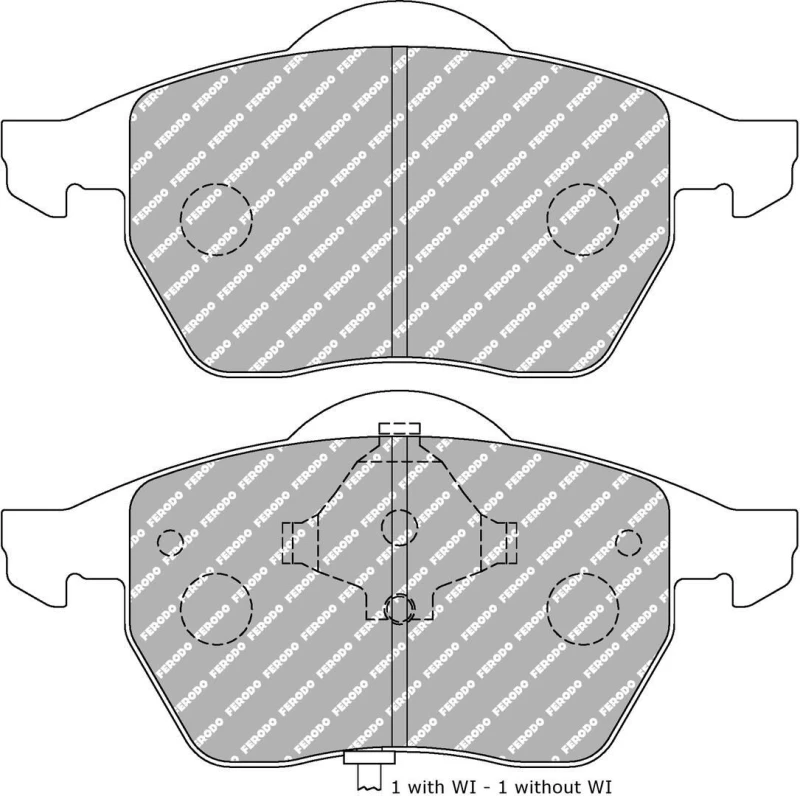 Image of FERODO RACING Brake pad set FERODO RACING FDS1463