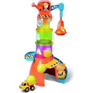 image of BB Junior Volvo Stacking Crane Toy