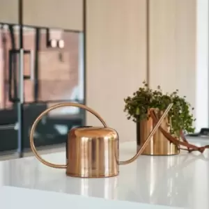 Image of Ivyline Indoor Kensington Copper Watering Can - H19Cm W38Cm