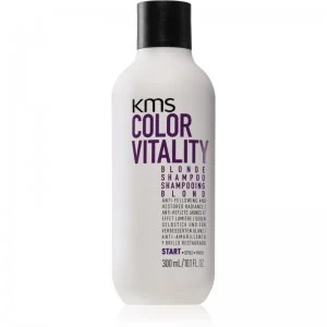 image of KMS California Color Vitality Nourishing Shampoo For Blondes And Highlighted Hair 300ml