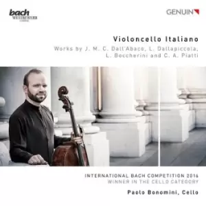 Image of Violoncello Italiano Works By DallAbaco Dallapiccola Boccherini and Piatti by Paolo Bonomini CD Album