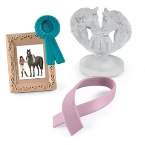 Image of SCHLEICH Horse Club Accessories Tournament Toy Playset Accessories, Unisex, 5 to 12 Years, Multi-colour (42538)