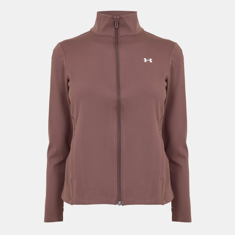 Image of Under Armour Womens Moisture-Wicking Weather Resistant Performance Training Jacket Sierra Taupe female 14 (L)