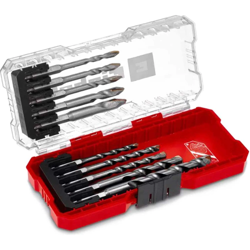 Image of Einhell 10 Piece Ceramic Tile & Masonry Drill Bit Set in S Case 49051410