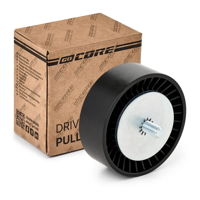 Image of goCORE GCC120015 Idler Pulley with fastening material Deflection/Guide Pulley,v-ribbed belt (312)