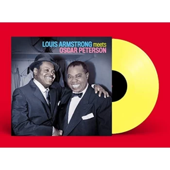 image of Louis Armstrong & Oscar Peterson - Louis Armstrong Meets Oscar Peterson (+2 Bonus Tracks) (Transparent Yellow Vinyl)