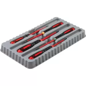 Image of Bahco 5 Piece BE-9871SL Ergo Slim VDE Insulated Screwdriver Set