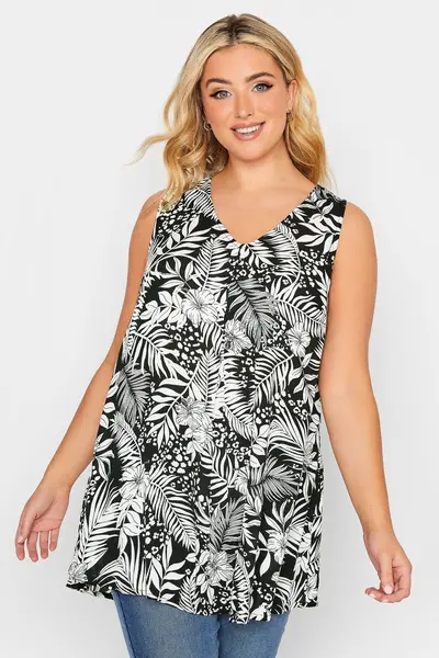 Image of Yours Vest Top Black