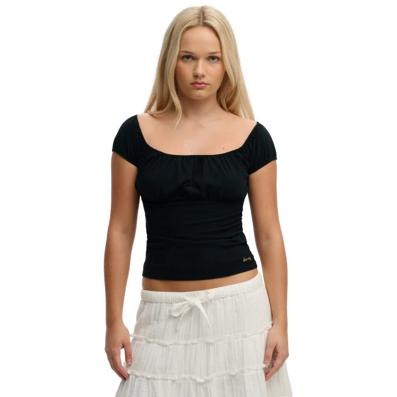 Image of Superdry Womens T-Shirt Superdry Athletic Essentials Noir Female XS