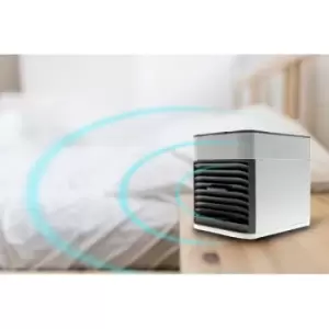 image of Haven 550Ml Portable-Desk Air Cooler, White-Black