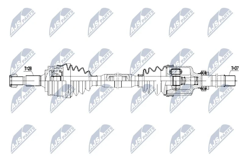Image of NTY Drive shaft NTY NPW-PE-069