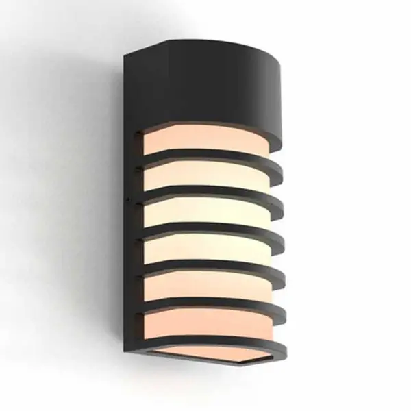 Lutec Lutec Fulton Outdoor Flush Wall Light - Black