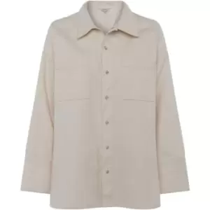 Image of French Connection Roksana Denim Shacket - Cream