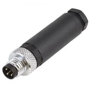 Image of Binder 99 3383 100 04 Series 768 Sensor Actuator Plug Connector M8 Screw Closure Straight