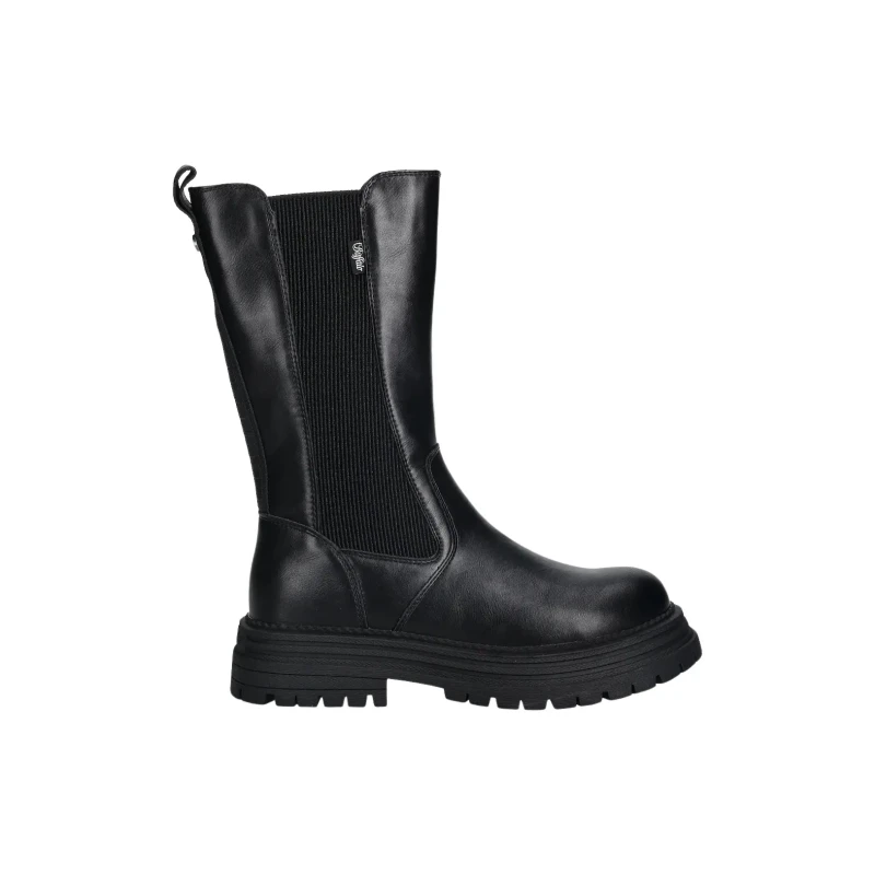 Image of Buffalo Womens boots Buffalo Lennox Chelsea Hi Noir Female 38