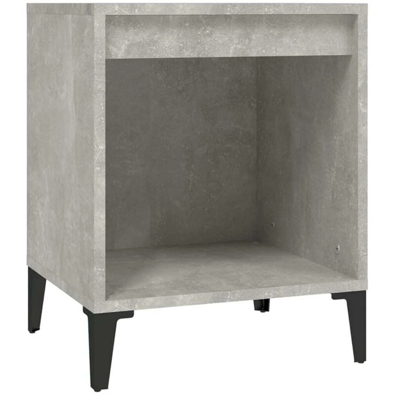 Image of VIDAXL Bedside Cabinet Concrete Grey 40x35x50cm Vidaxl 8720287226765