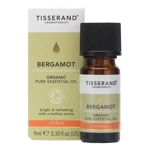 image of Tisserand Aromatherapy Bergamot Organic Essential Oil 9ml