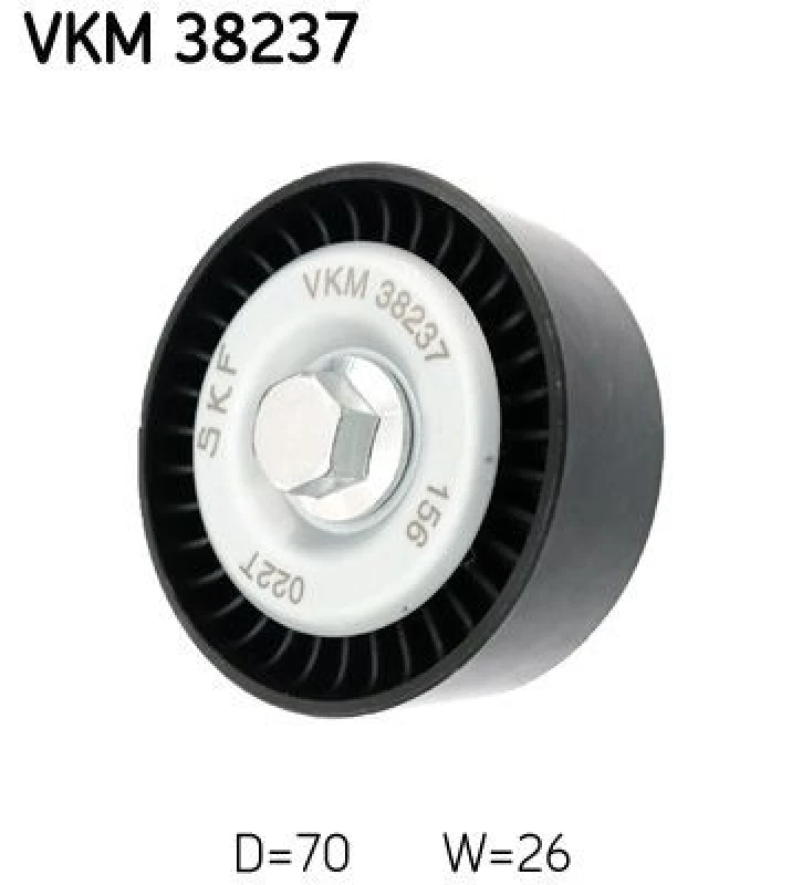 Image of SKF Deflection / guide pulley, V-ribbed belt SKF VKM 38237