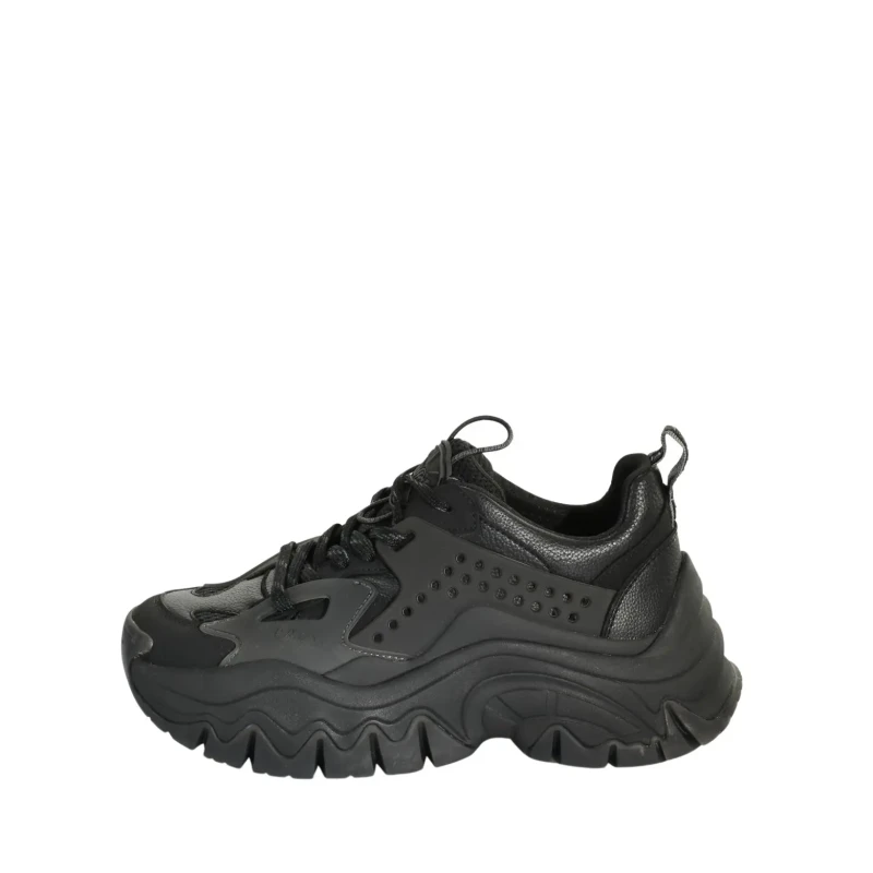 Image of Buffalo Vegan nappa sneakers For Her Buffalo Trail One Noir Female 40