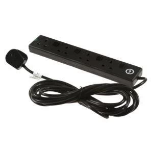 Image of Original Surge Lead Indicator Switch 4 Socket 5m Black