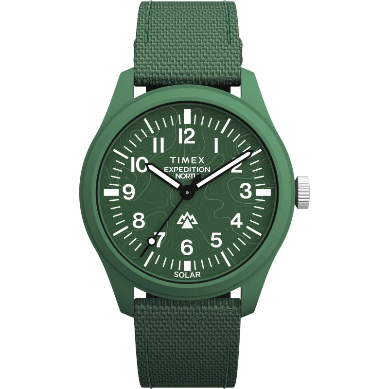 Image of Timex Mens Traprock Quartz Analogue Watch Khaki male 40mm