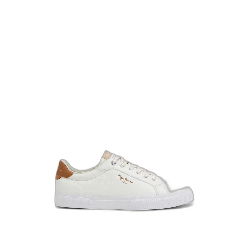 Image of Pepe Jeans Kenton Max Low Top Trainers White Polyurethane 36 (3.5)