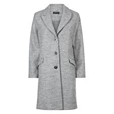 Image of James Lakeland Grey 3 Button Coat - 8