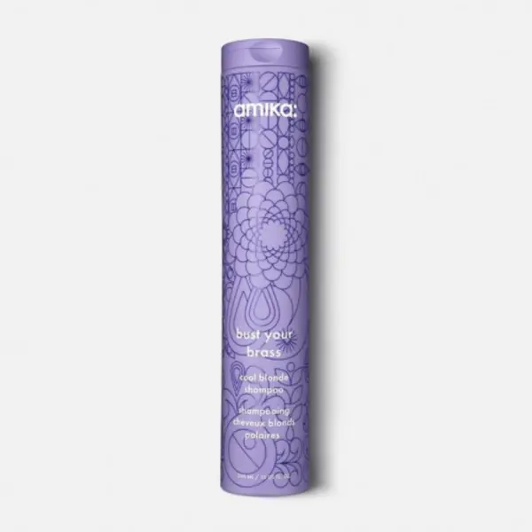 Image of Amika Bust Your Brass Cool Blonde Shampoo 300ml