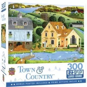 Image of Masterpieces Puzzle Town & Country The White Duck Inn Ez Grip Puzzle 300 Piece Jigsaw Puzzle