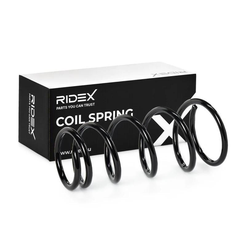 Image of RIDEX 188C0136 Coil spring Rear Axle Coil Spring (188)