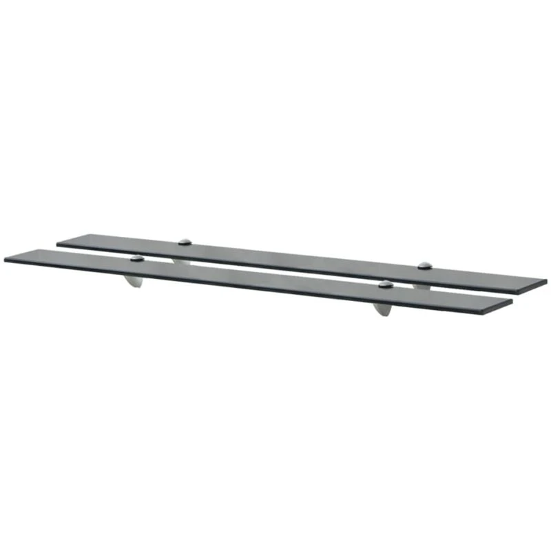 Image of VIDAXL Floating Shelves 2 pcs Glass 100x10cm 8mm Vidaxl 3051509
