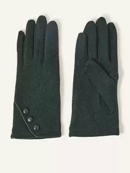 Image of Accessorize Touchphone Wool Glove, Green, Size M/L, Women