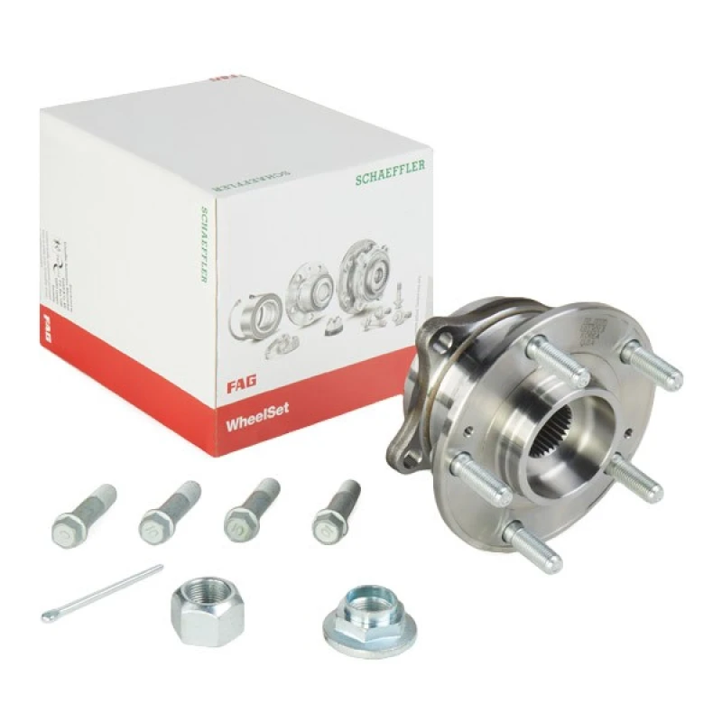 Image of FAG 713 6266 40 Wheel bearing kit Photo corresponds to scope of supply Wheel Bearing Kit (654)