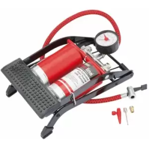 Image of Double Cylinder Foot Pump (68473) - Draper